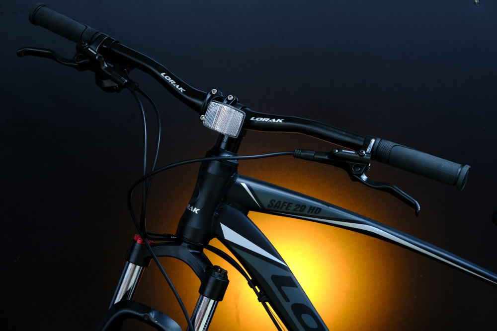 LORAK Safe 29 HD Матовый Чёрный/Серый/Серый 19р (на рост 171-182)