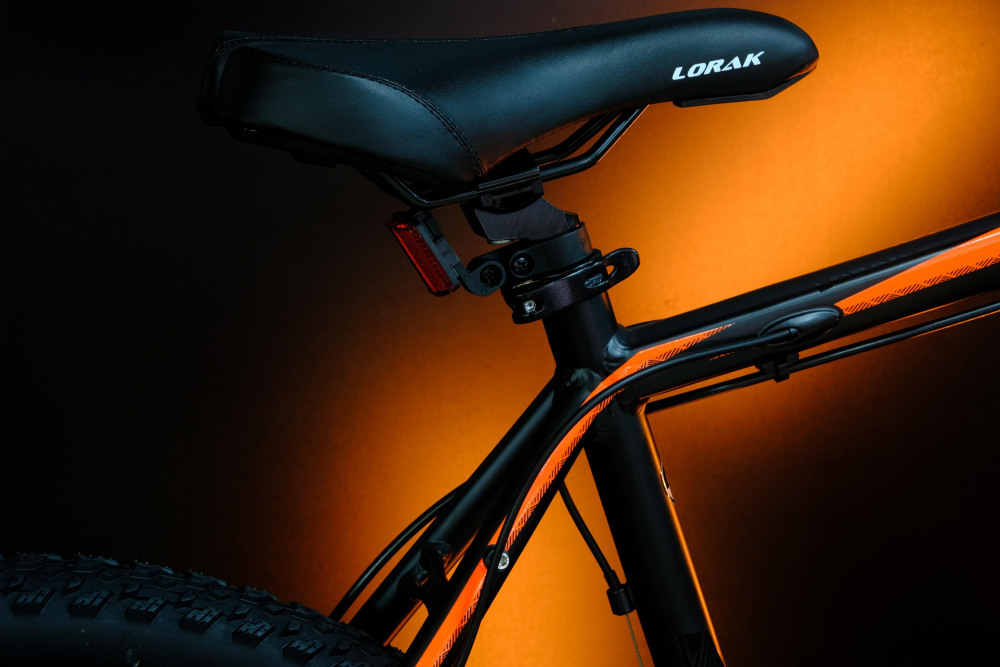 Lorak 6.0 Матовый Чёрный/Оранжевый рама 19 (на рост 171-182)