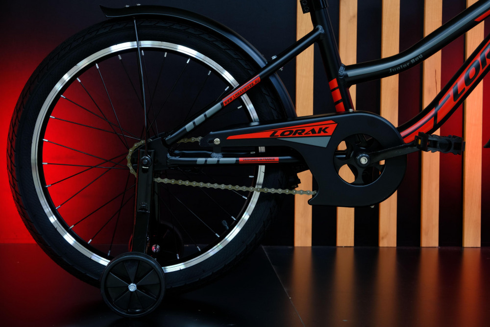 Lorak Junior 20 Boy Матовый Чёрный/Красный