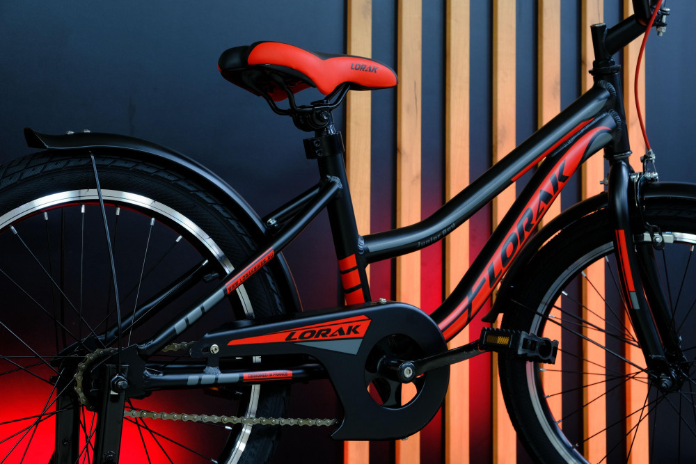 Lorak Junior 20 Boy Матовый Чёрный/Красный